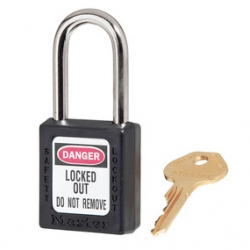 Lockout Lock 410 Black - Keyed Different - Master Lock